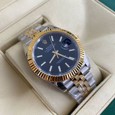 Rolex Datejust 41mm Sw200 Movement 904L Steel 18K Watch